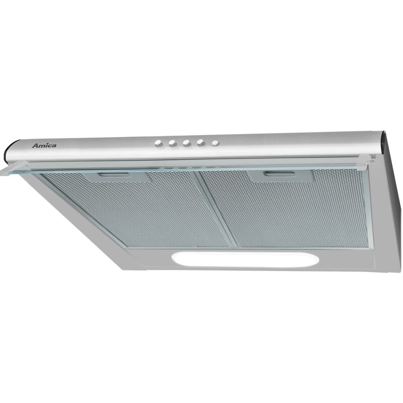Okap AMICA OSC6231I Inox/Szkło 178m3/h 63dB klasa C