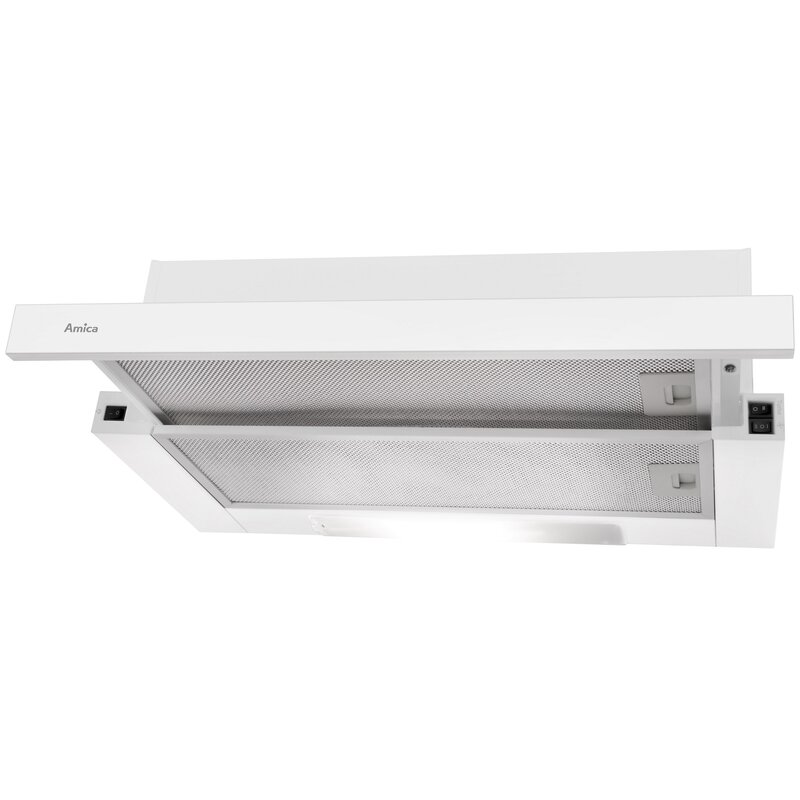 Okap AMICA OTP6233W Biały 270m3/h 65dB klasa C