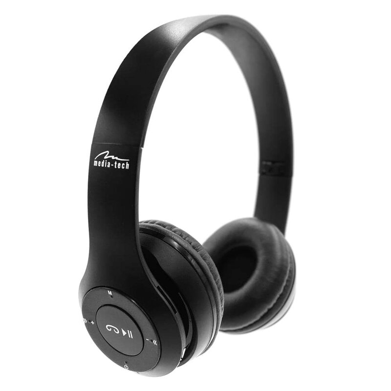 Media-Tech EPSILION BT MT3591 V2.0 Nauszne Bluetooth 5.1 Czarny