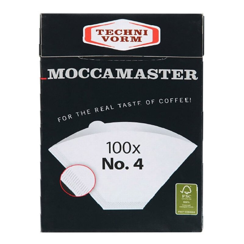 Filtr do kawy MOCCAMASTER Nr 4 (100 sztuk)