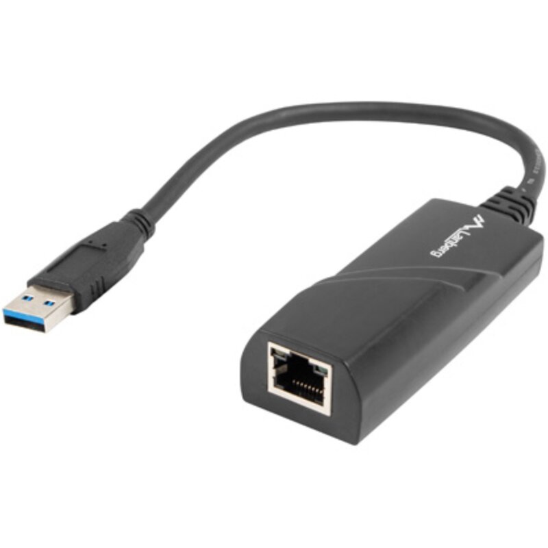 Lanberg Karta sieciowa USB 3.0 1X RJ45 1GB NC-1000-01