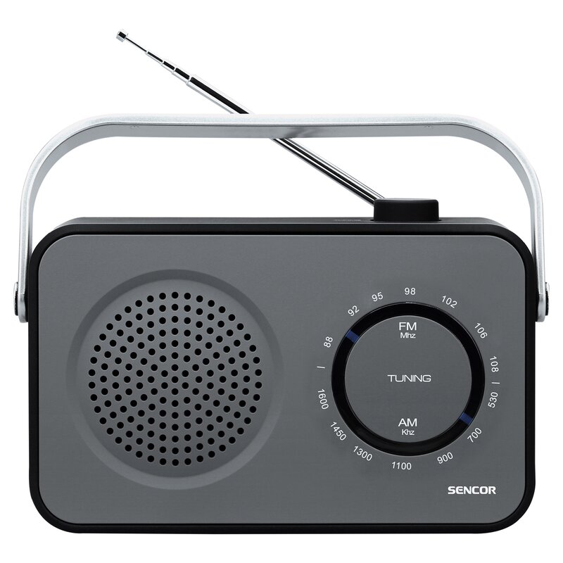 Sencor SRD 2100 B Radio FM Srebrny