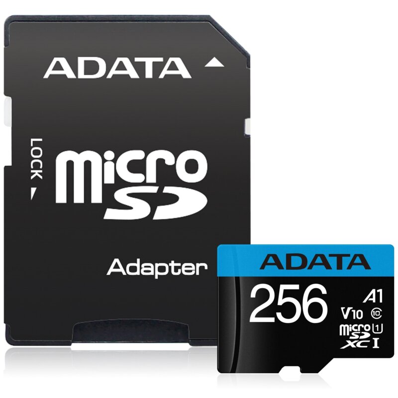 ADATA PREMIER microSDXC 256GB CL10 UHS-I/U1 A1 V10