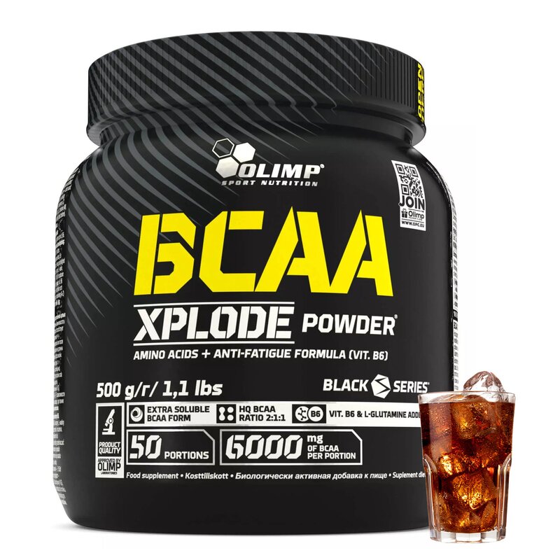 Aminokwasy BCAA OLIMP Xplode Powder Cola (500 g)