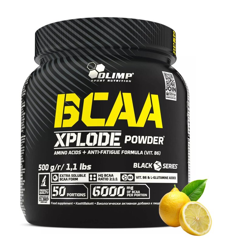 Aminokwasy BCAA OLIMP Xplode Powder Cytrynowy (500 g)