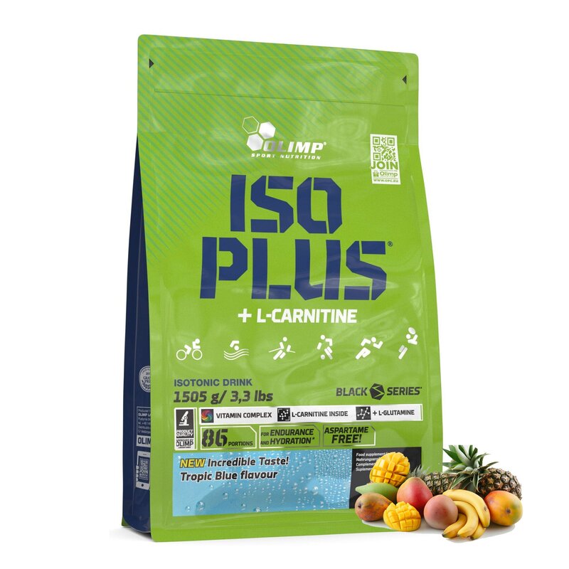 Izotonik OLIMP Iso Plus Powder Tropikalny (1505 g)