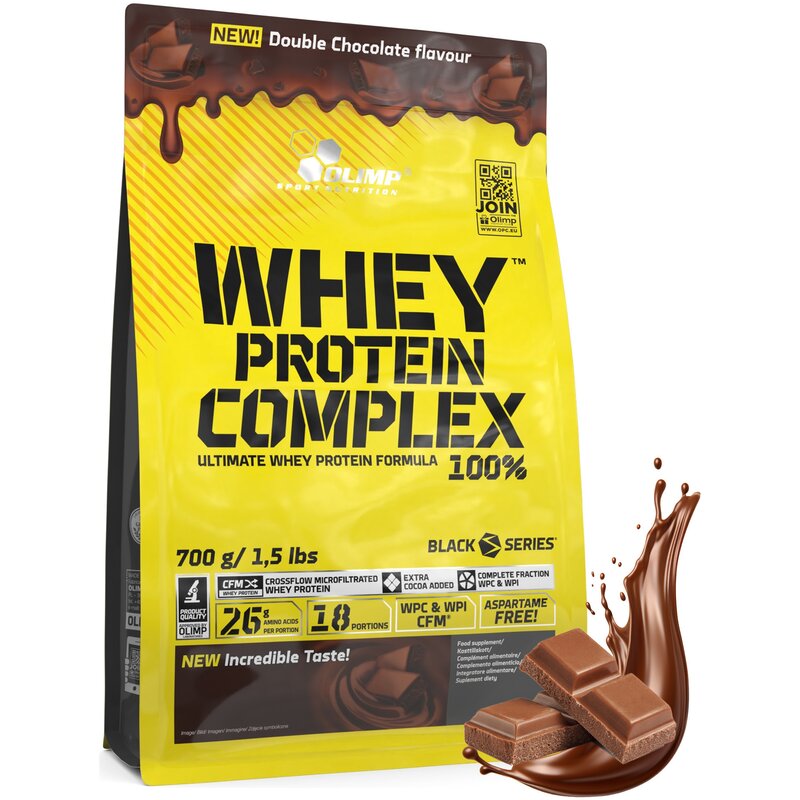 Odżywka białkowa OLIMP Whey Protein Complex 100% Podwójna czekolada (700 g)