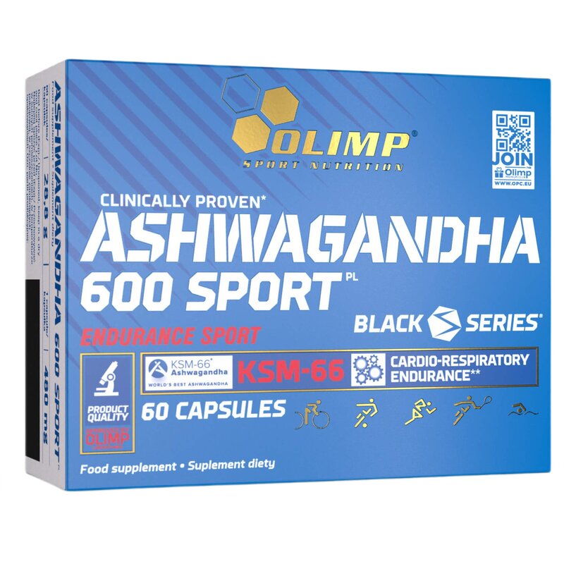 Adaptogen OLIMP Ashwagandha 600 Sport (60 kapsułek)