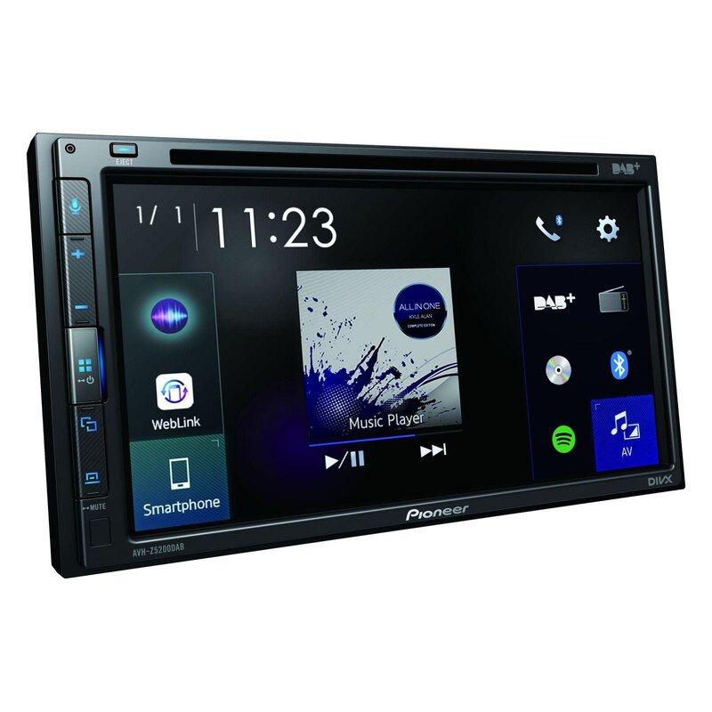 Pioneer AVH-Z5200DAB z DVD/CD/USB 6,8" 4x50W Bluetooth