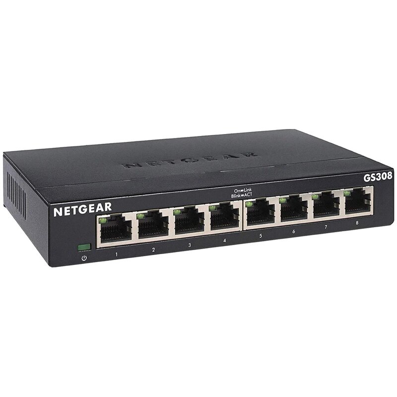Netgear 8p GS308-300PES (8x10/100/1000Mbit)