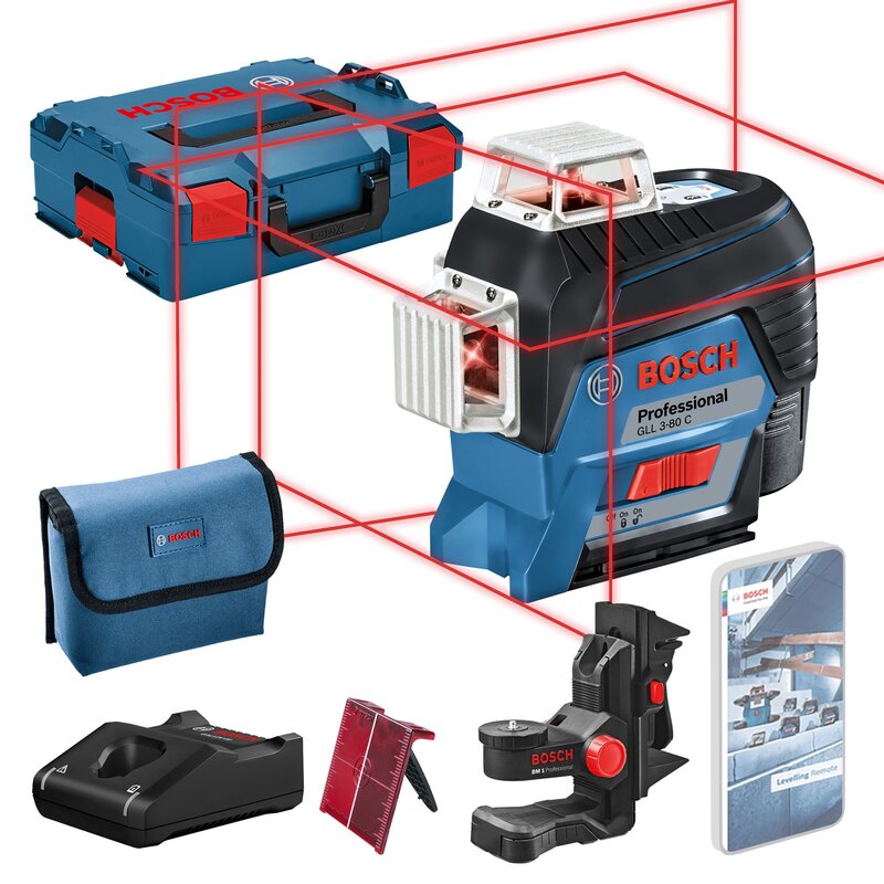 Laser liniowy BOSCH Professional GLL 3-80 C 0601063R02