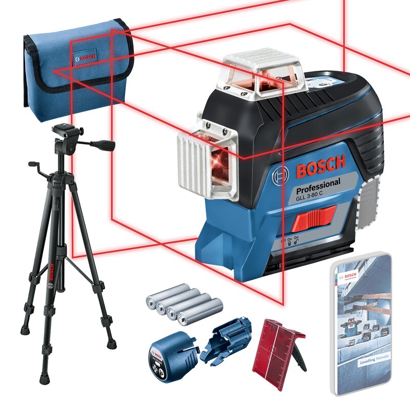 Laser liniowy BOSCH Professional GLL 3-80 C 0601063R01