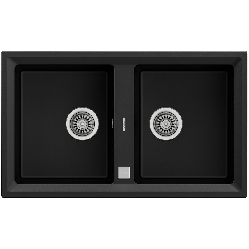 Zlewozmywak dwukomorowy TEKA Stone 90 B-TG 2B 115260008 Carbon 51x86