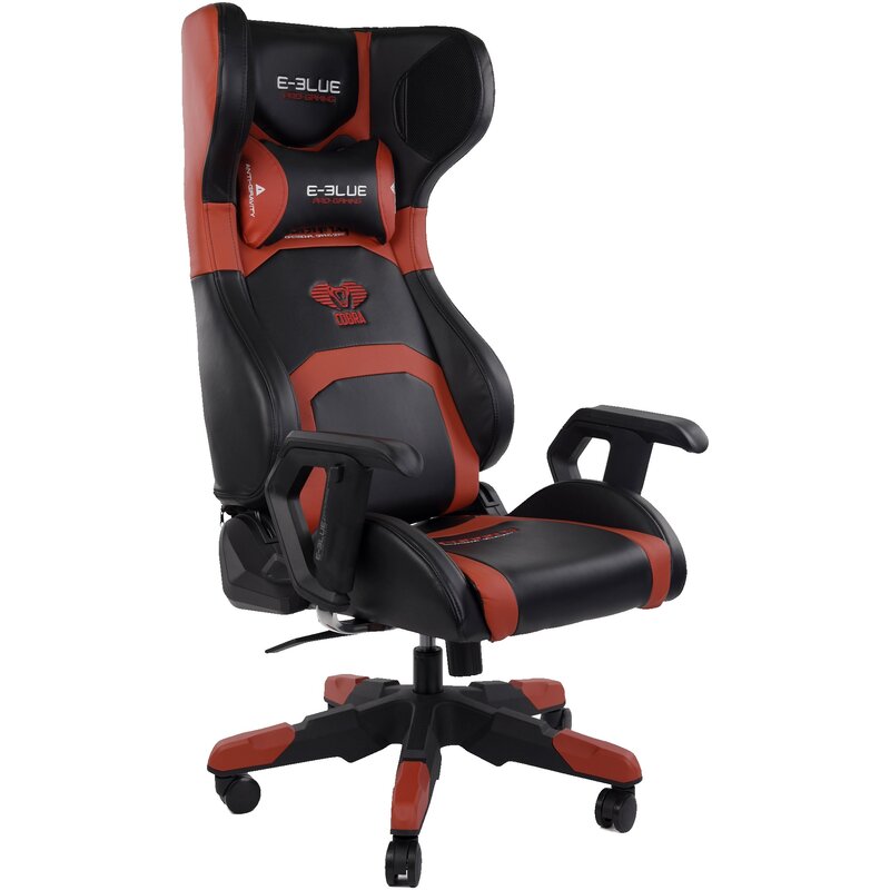 Fotel gamingowy E-BLUE Cobra EEC310REAA-IA Czarno-czerwony
