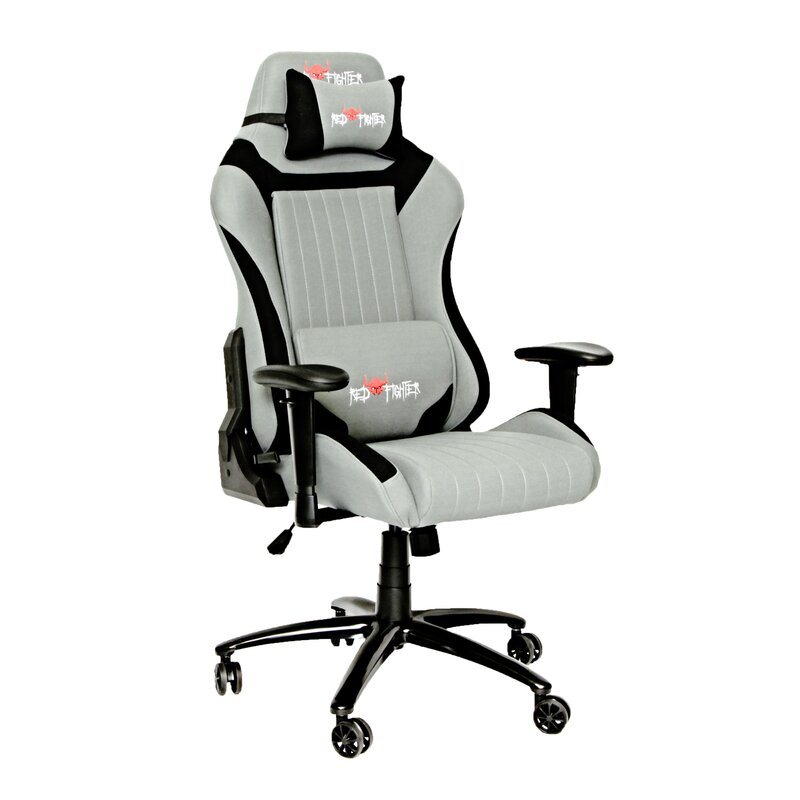 Fotel gamingowy E-BLUE Red Fighter C3 Szaro-czarny