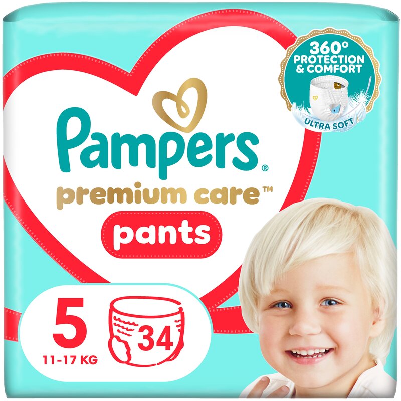 Pieluchomajtki PAMPERS Premium Care Pants 5 (34 szt.)