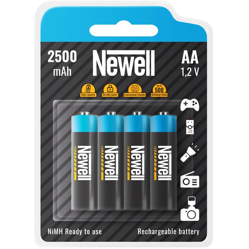 Akumulatorki AA 2500 mAh NEWELL (4 szt.)
