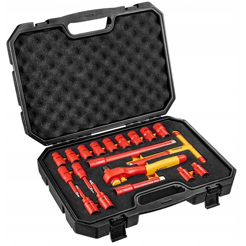 Zestaw kluczy nasadowych NEO TOOLS 01-306 (19 elementów)