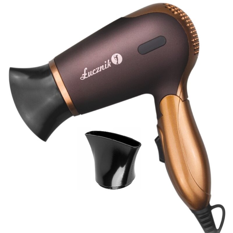 Suszarka ŁUCZNIK HD-212 Brązowo-złoty 1200W