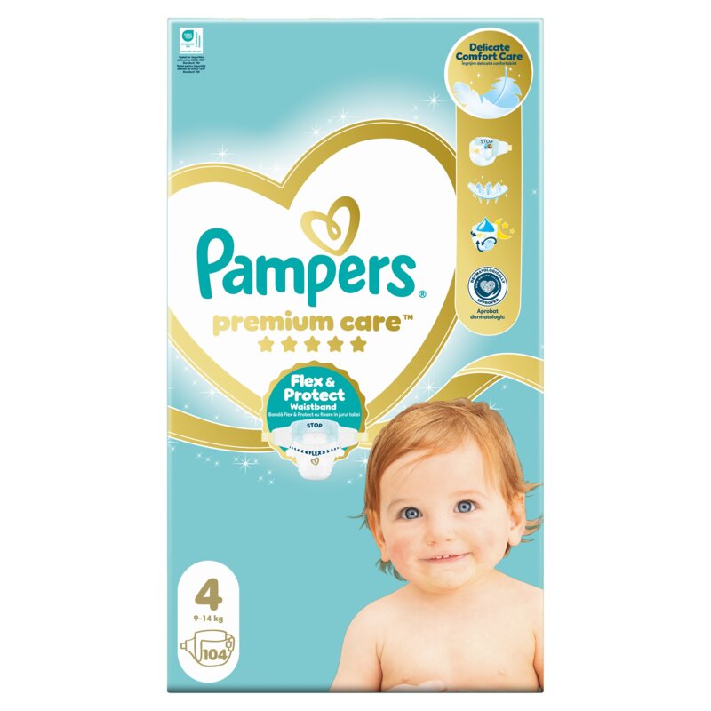 Pieluchy PAMPERS Premium Care Maxi 4 (104 szt.)