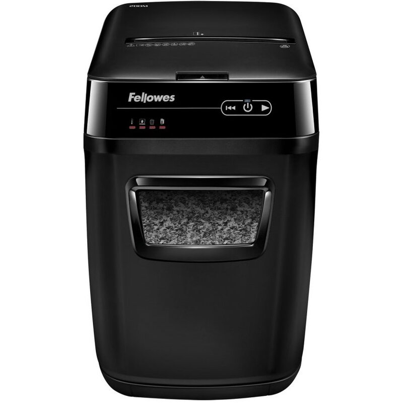 Niszczarka FELLOWES Automax 200M 32 L, P-5, Ścinki, Automatyczny Start/Stop, Funkcja cofania