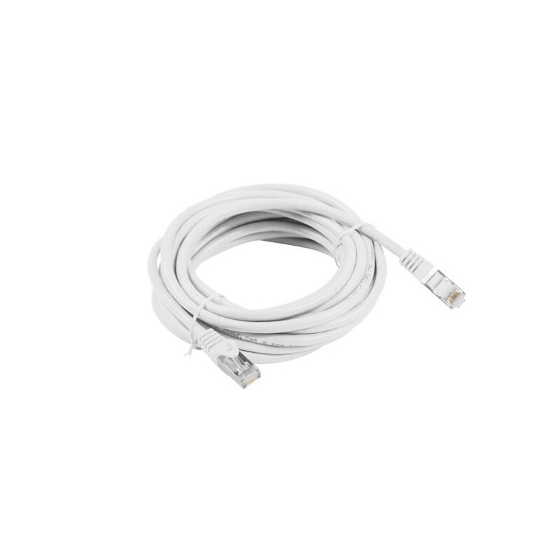 Kabel RJ45 - RJ45 LANBERG 10 m PCF6-10CC-1000-W Biały