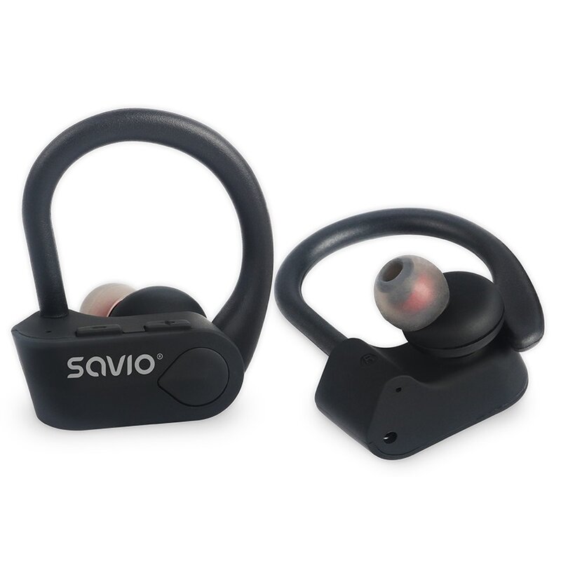 Słuchawki dokanałowe SAVIO TWS-03 Czarny