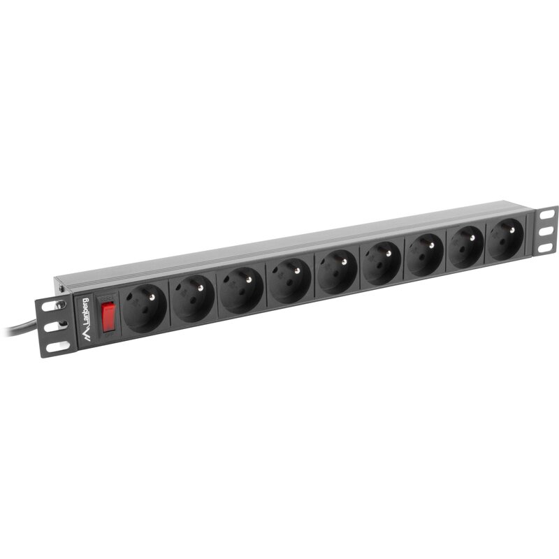 Listwa LANBERG PDU-09E-0300-BK (3 m) Czarny