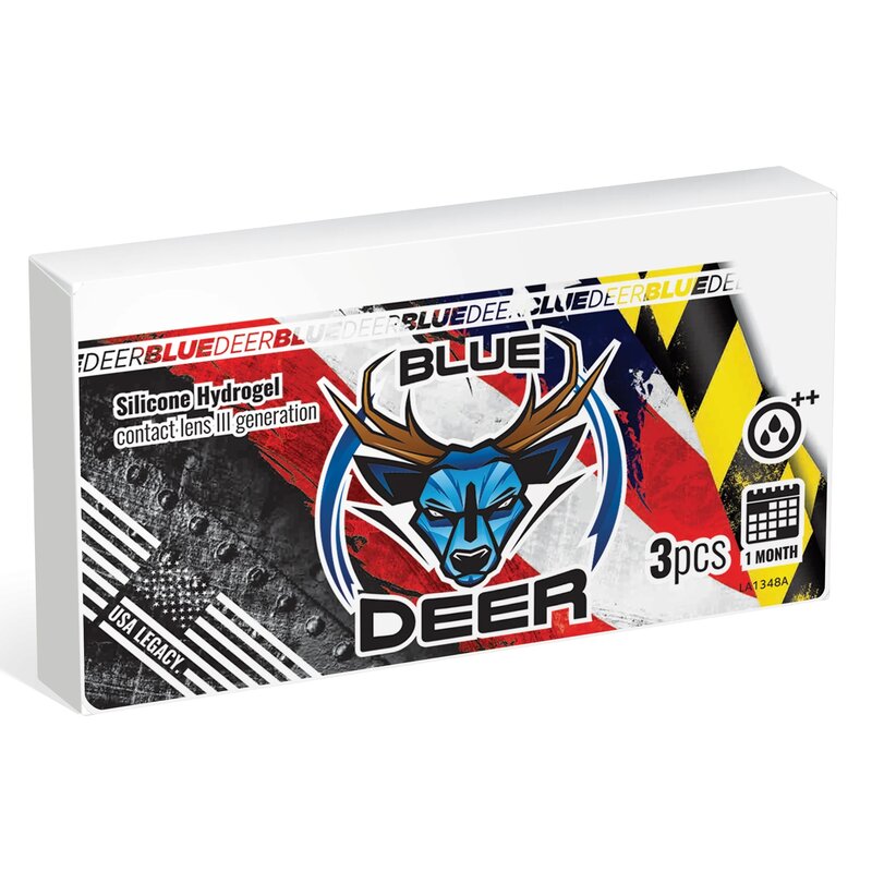 Szkła kontaktowe EYECOUNTER Blue Deer 8.60 14.0 -00,50 3PK RX