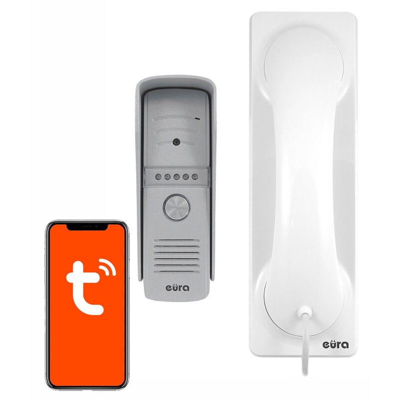 Wideodomofon EURA VDP-50A3W Biały Wi-Fi