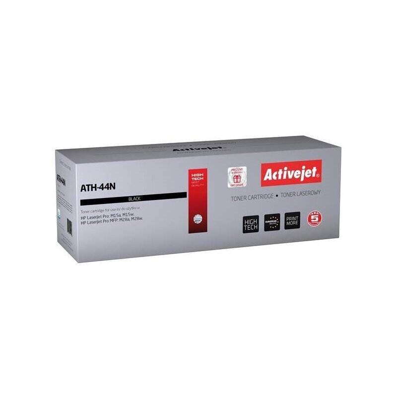 Activejet ATH-44N Toner do drukarki HP, Zamiennik HP 44A CF244A;  Supreme;  1000 stron;  czarny.
