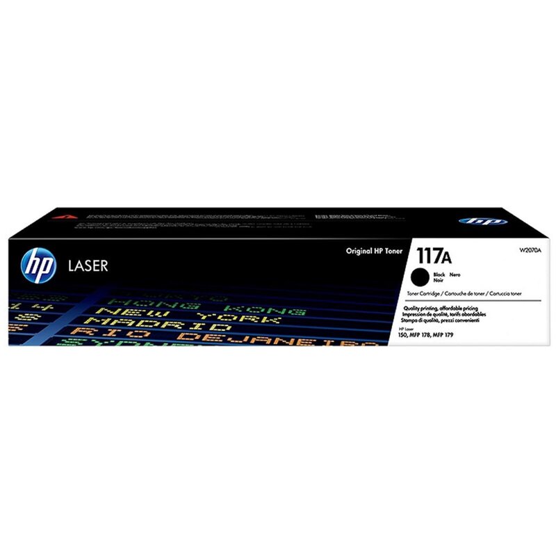 HP 117A black 1000str.