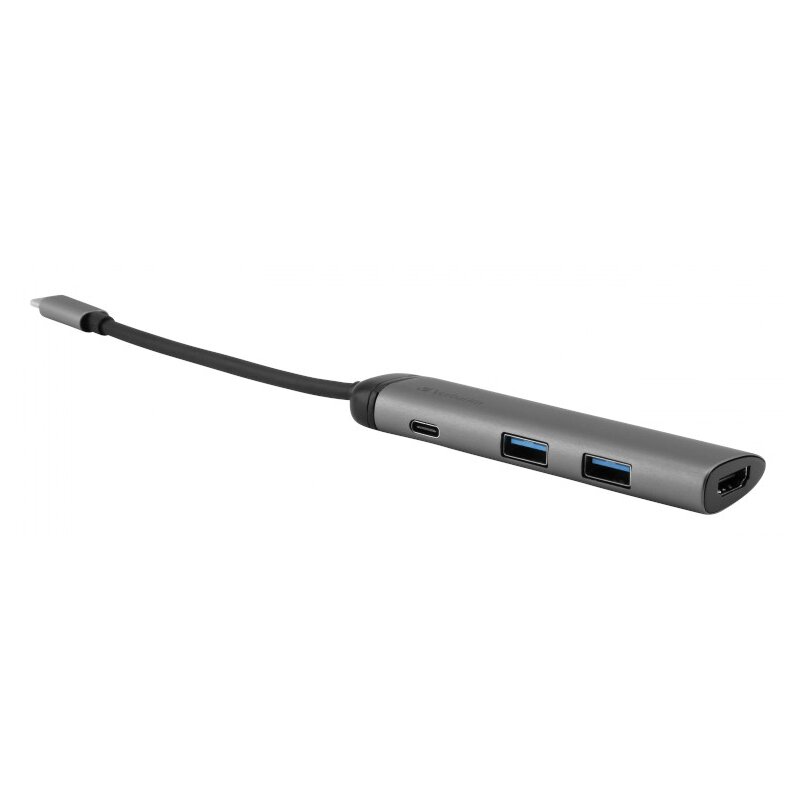 Hub VERBATIM 49140 USB Typu C, Pasywny