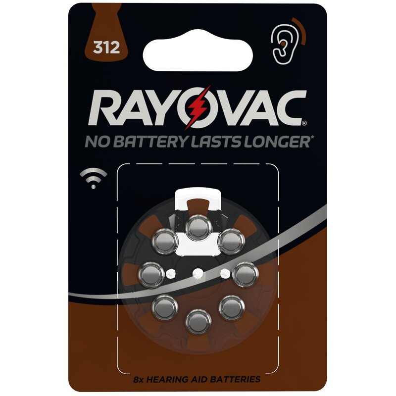 Baterie 312 PR41 RAYOVAC (8 szt.)