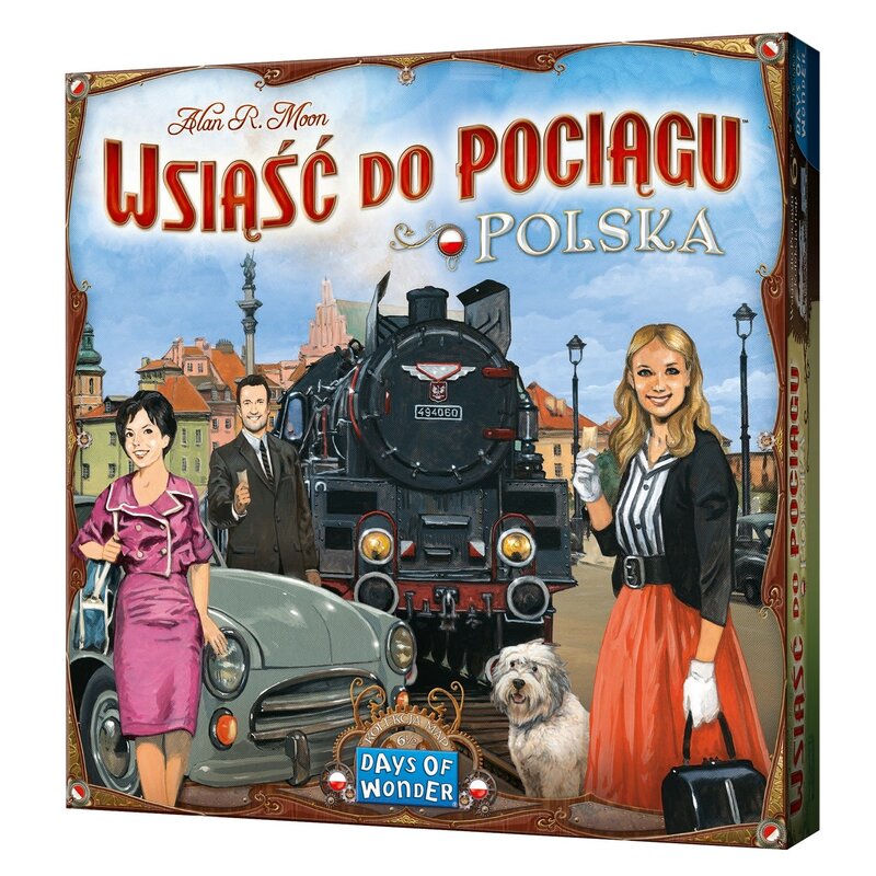 Gra planszowa REBEL Wsiąść do Pociągu Kolekcja Map 6.5 Polska 110583