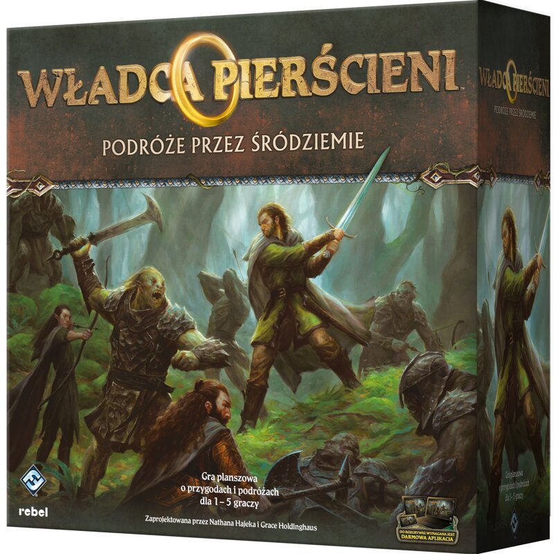 Gra planszowa REBEL Władca Pierścieni Podróże przez Śródziemie 108773