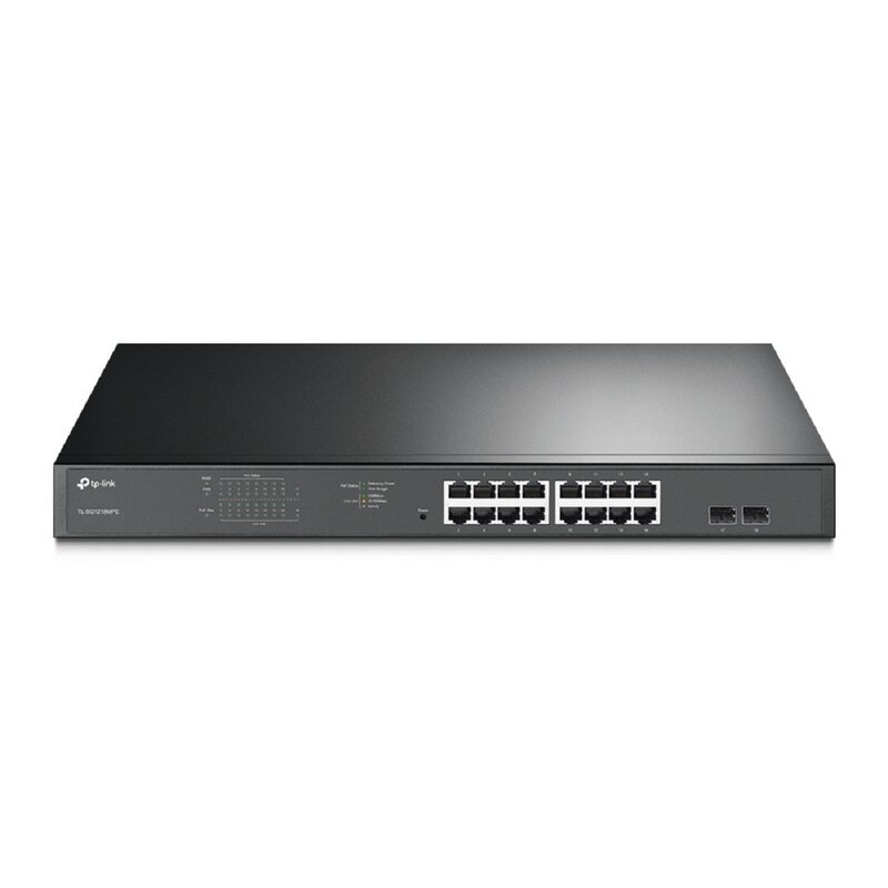 Switch TP-LINK JetStream TL-SG1218MPE Gigabit Ethernet, 20 portów, Funkcja PoE, Zarządzalny