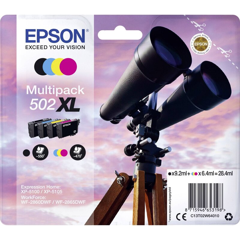 Epson 502XL INK CMYK