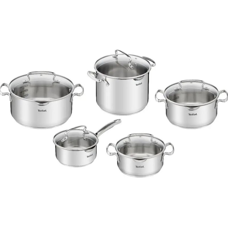 Zestaw garnków TEFAL Duetto+ 10 elem. G719SA74