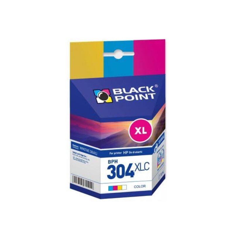 Tusz BLACK POINT do HP 304 XL N9K07AE Kolorowy 15 ml BPH304XLC