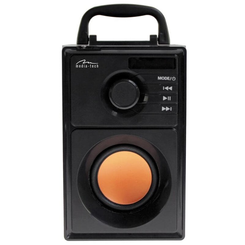 Głośnik mobilny MEDIA-TECH Boombox Radio FM Czarny