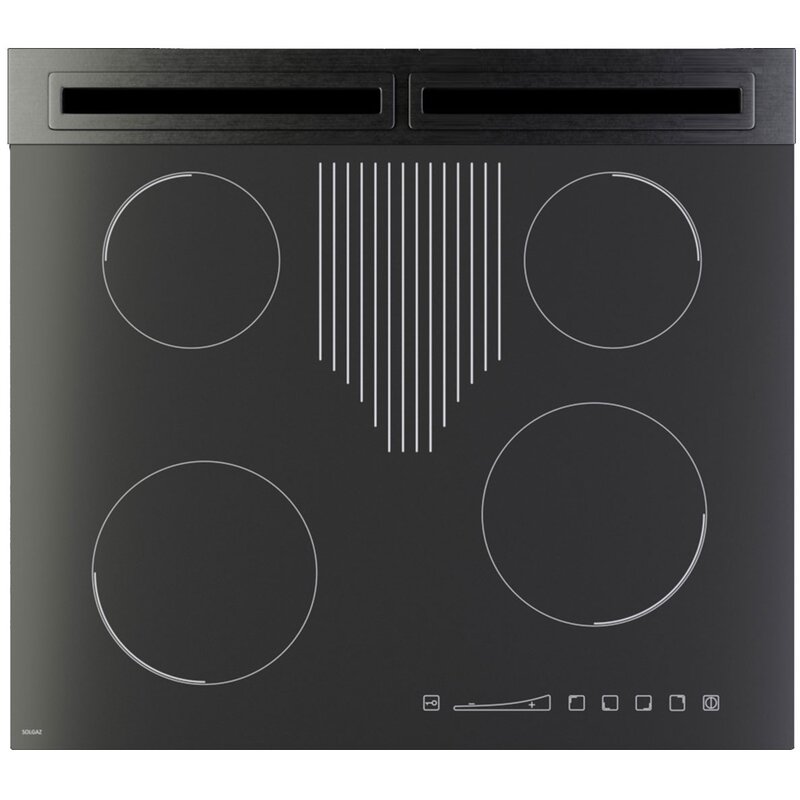 Płyta gazowa SOLGAZ Optimex 4+1 GAZ 2E G20, 20 mbar (G20)