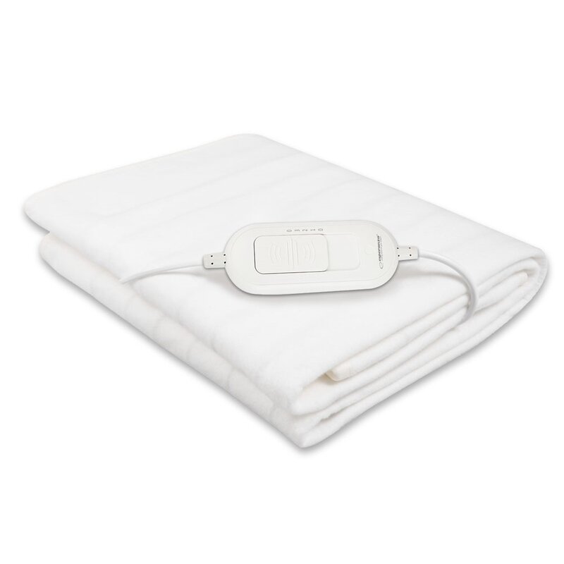 Esperanza EHB002 Koc elektryczny 150x80 cm SATIN - Biały