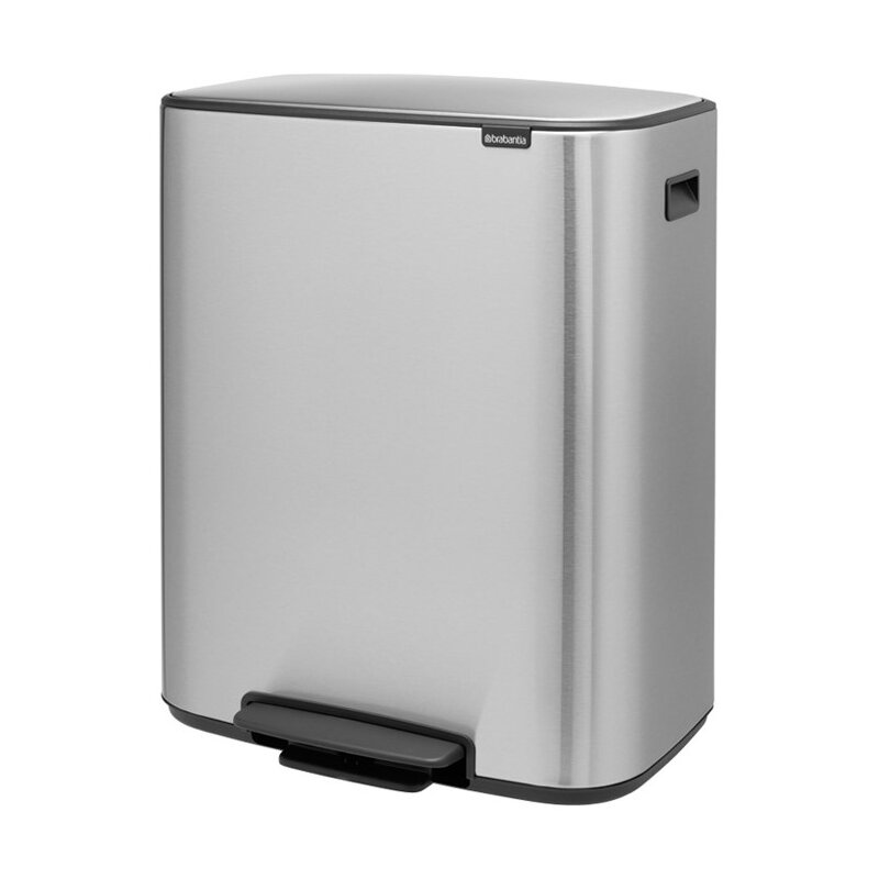 Kosz na śmieci BRABANTIA 211324 Bo Pedal Bin 60L Srebrny