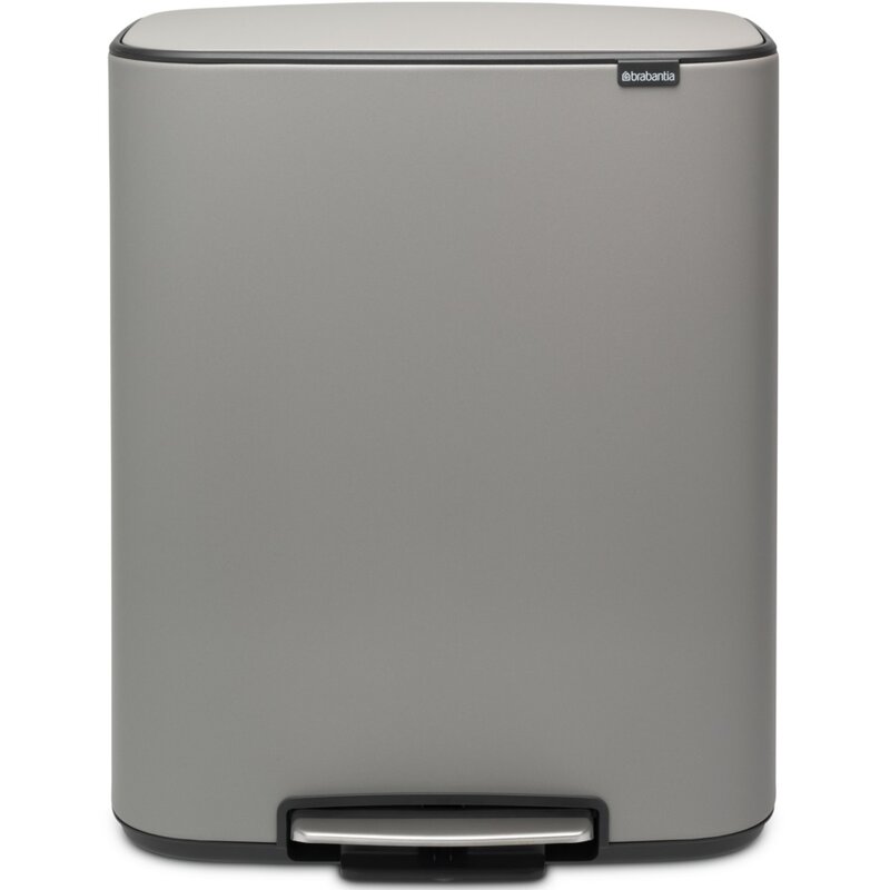 Kosz na śmieci BRABANTIA 211485 Bo Pedal Bin 60L Szary