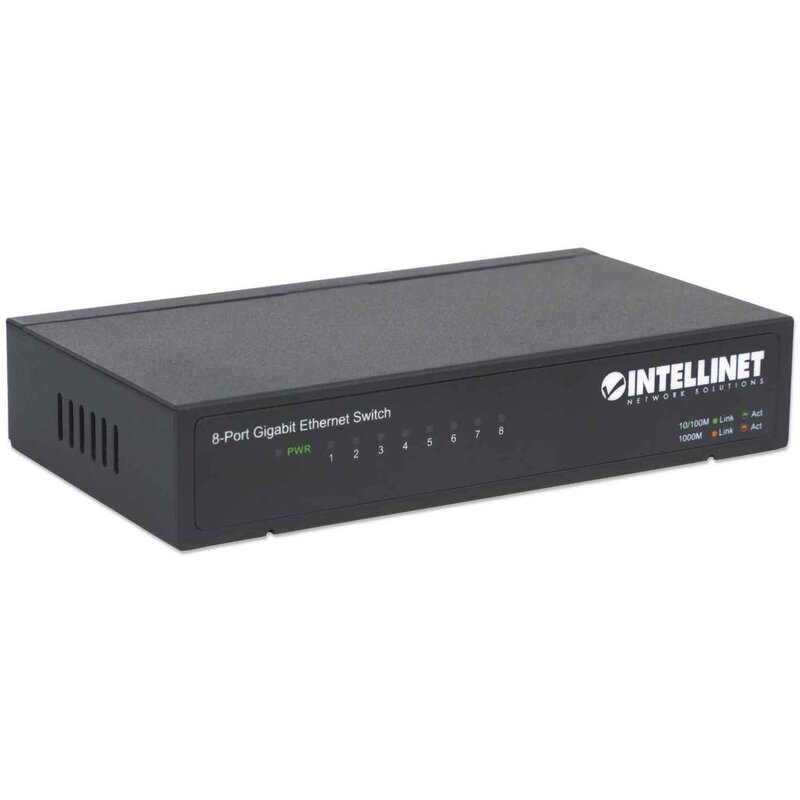 Switch INTELLINET 530347 Gigabit Ethernet, 8 portów