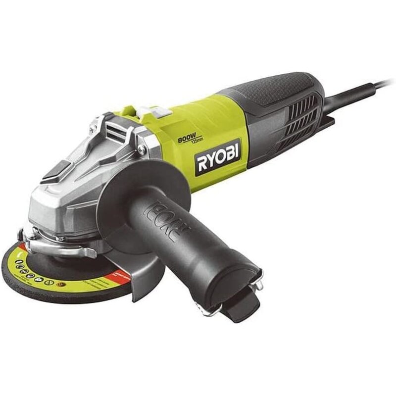 Szlifierka kątowa sieciowa RYOBI RAG800-S125