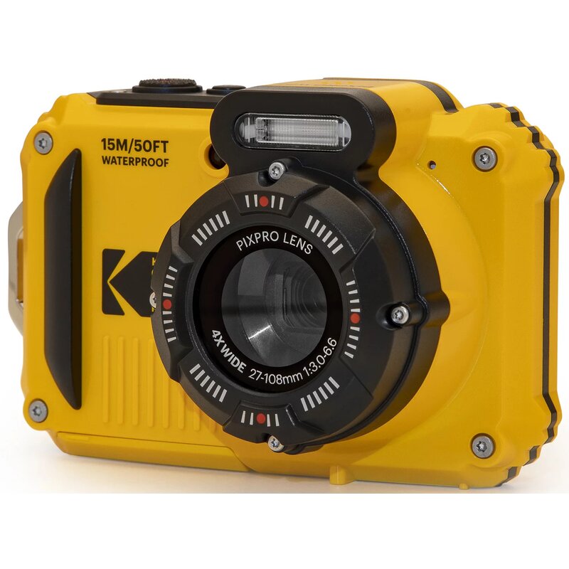 Aparat KODAK WPZ2 Żółty, 16.3Mpix, 4x zoom optyczny