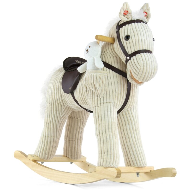Koń na biegunach MILLY MALLY Pony Luna Beżowy