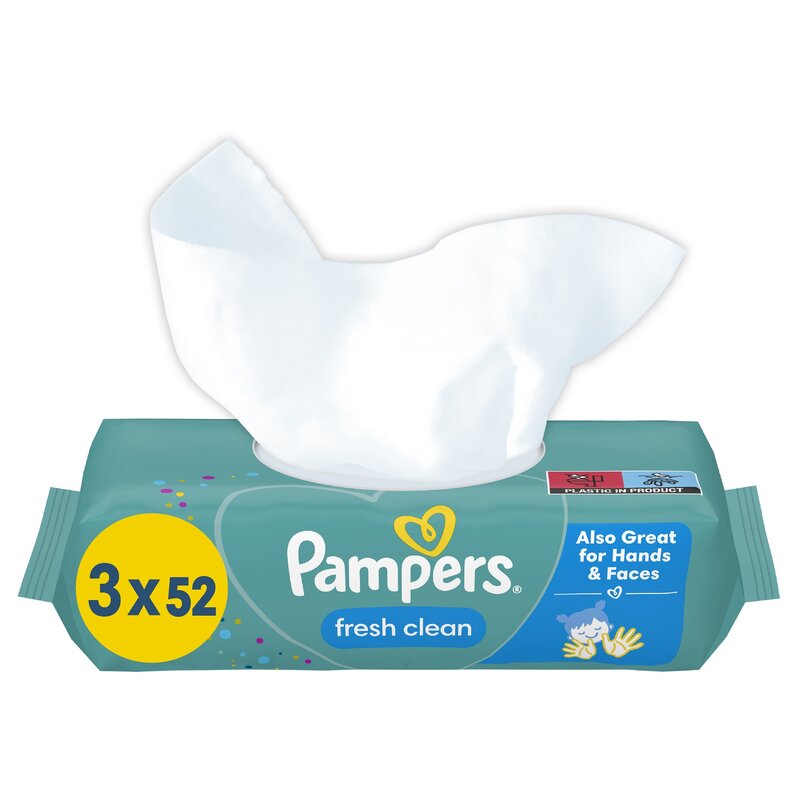 Chusteczki nawilżane PAMPERS Fresh Clean (156 szt.)